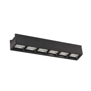 CATA CT-5825 Dante Siyah 24 Watt 24 cm Lensli LED Magnet Armatür - Gün Işığı (3200K)