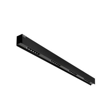 GOYA GY 8041-120 Siyah/Beyaz Kasa 40 Watt 120 cm Sıva Üstü Lensli Lineer Armatür