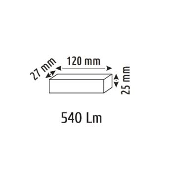 HELIOS HS8580 Siyah Gövde 6 Watt 12 cm Lensli OSRAM LED Magnet Armatür - 2 Renk Fonksiyonlu [Ilık Beyaz (4000K) + Gün Işığı (3200K)]