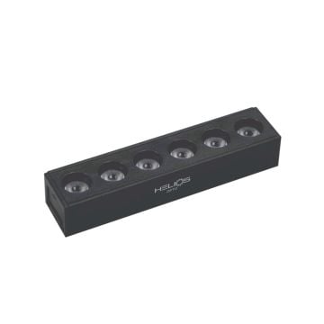 HELIOS HS8580 Siyah Gövde 6 Watt 12 cm Lensli OSRAM LED Magnet Armatür - 2 Renk Fonksiyonlu [Ilık Beyaz (4000K) + Gün Işığı (3000K)]