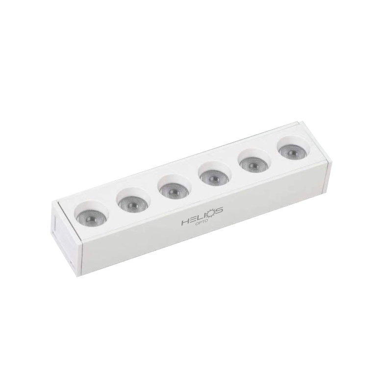 HELIOS HS8581 Beyaz Gövde 6 Watt 12 cm Lensli OSRAM LED Magnet Armatür - 2 Renk Fonksiyonlu [Ilık Beyaz (4000K) + Gün Işığı (3000K)]