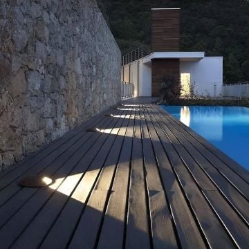 MOLLED MOL9025 12 Volt 1 Watt Saten Çerçeve Yere Gömme LED Armatür - Gün Işığı (3000K) - IP65