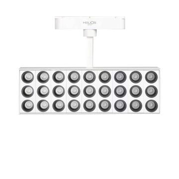 HELIOS HS8609 30 Watt 46 cm Beyaz Gövde Lensli OSRAM LED Magnet Spot - 2 Renk Fonksiyonlu [Gün Işığı (3000K) + Ilık Beyaz (4000K)]