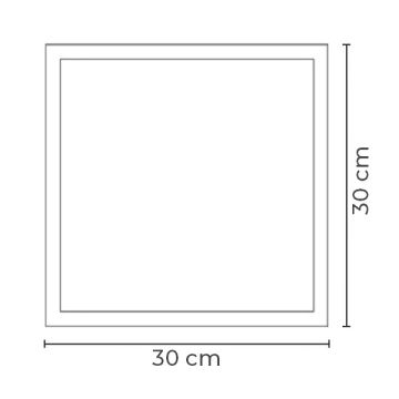 FORLIFE FL-2044 A 30x30 Sıva Üstü LED Panel Kasası (Yekpare)