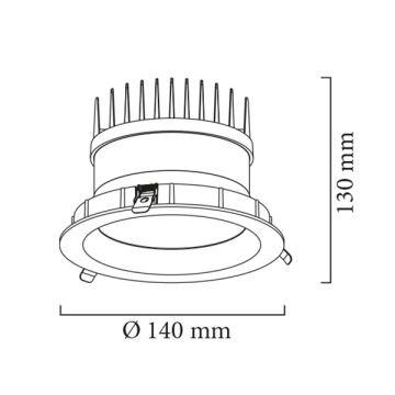 GOYA GY 3032-22 Siyah Kasa 20 Watt LED Mağaza LED Spotu