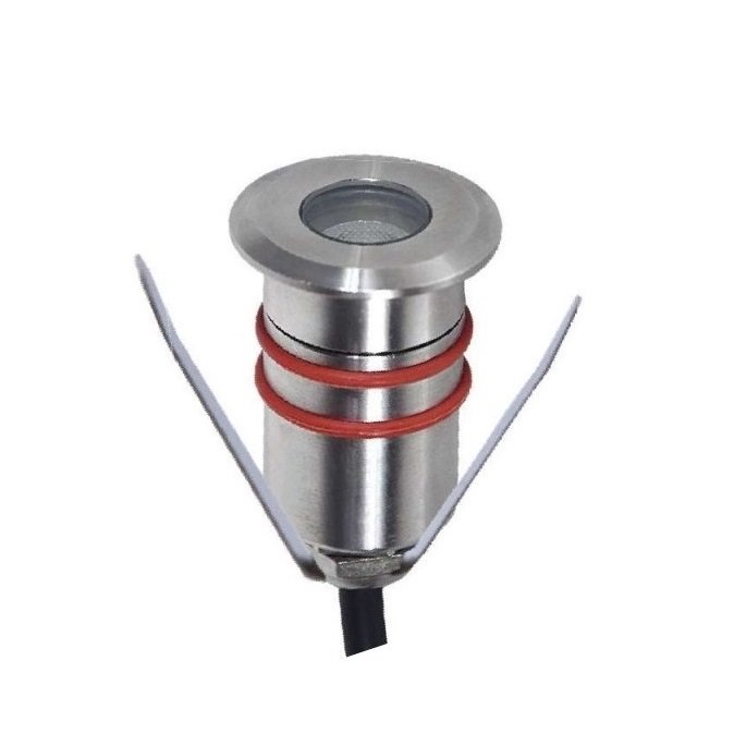 MOLLED MOL9021 12 Volt 0.2 Watt Saten Kasa Yere Gömme LED Armatür - Gün Işığı (3000K) - IP65