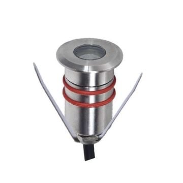 MOLLED MOL9021 12 Volt 0.2 Watt Saten Kasa Yere Gömme LED Armatür - Gün Işığı (3000K) - IP65
