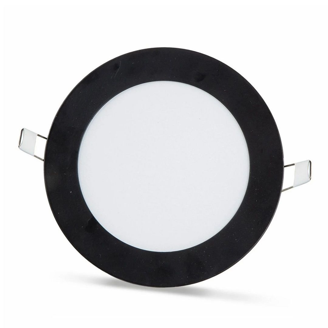NOAS YL10-0900-S 9 Watt Siyah Kasa Sıva Altı Yuvarlak LED Panel