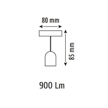 HELIOS HS8683 10 Watt Beyaz Gövde OSRAM LED Magnet Spot