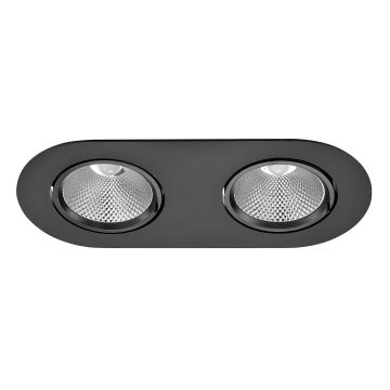 goldX ZE753-BK Siyah Kasa 2x40 Watt İkili Salyangoz LED Spot (SAMSUNG LED & TRIDONIC Driver)