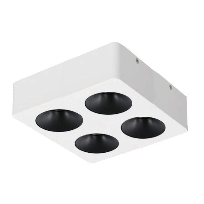 MOLLED MOL2426 4x9 Watt Beyaz-Siyah Sıva Üstü İkili LED Spot (OSRAM/SAMSUNG LED & TRIDONIC/EAGLERICE/LIFUD Driver)