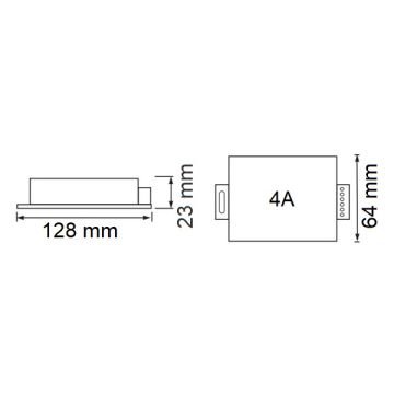 HOROZ 100-002-0144 4 Amper 144 Watt RGB Kumandası