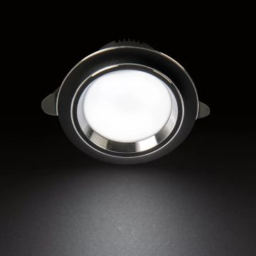 NOAS YL38-0531 5 Watt Siyah-Krom 3 Fonksiyonlu Dekoratif Downlight Armatür