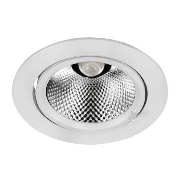 goldX ZE752-WH Beyaz Kasa 40 Watt Salyangoz LED Spot (SAMSUNG LED & EAGLERISE Driver)