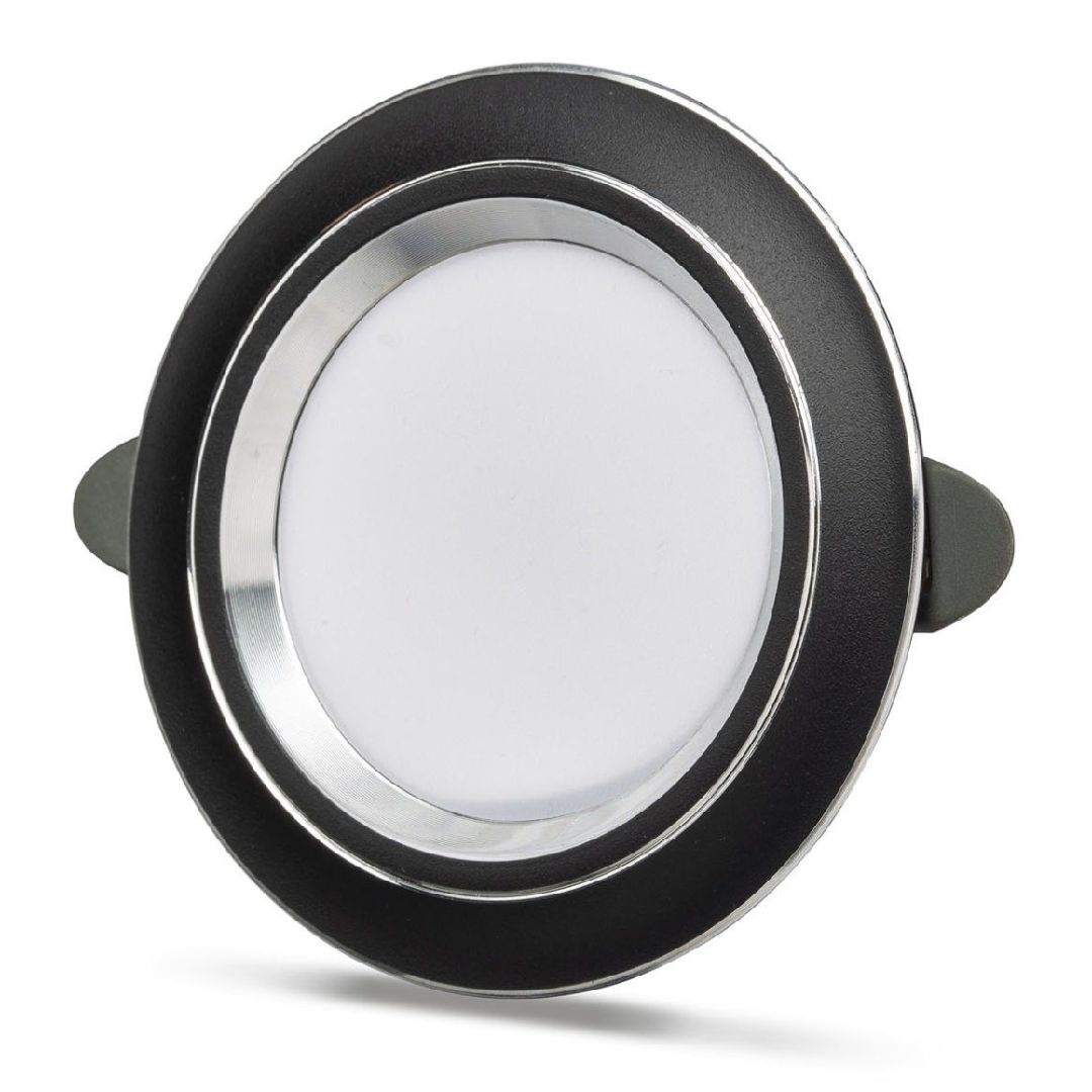 NOAS YL38-0531 5 Watt Siyah-Krom Dekoratif Downlight Armatür