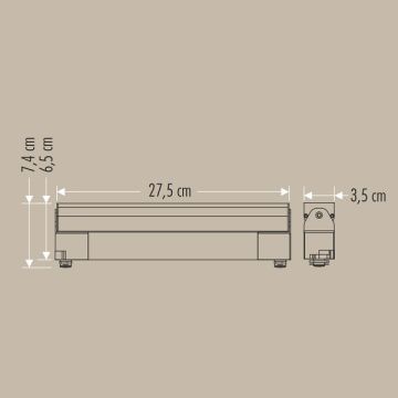 CATA CT-5395 Kama 30 Watt 27.5 cm LED Ray Spot - Gün Işığı (3200K)