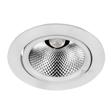 goldX ZE752-WH Beyaz Kasa 30 Watt Salyangoz LED Spot (SAMSUNG LED & EAGLERISE Driver)