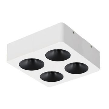 MOLLED MOL2426 4x8 Watt Beyaz-Siyah Sıva Üstü İkili LED Spot (SAMSUNG/PHILIPS LED & EAGLERISE/LIFUD Driver)