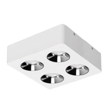 MOLLED MOL2426 4x8 Watt Beyaz-Platin Sıva Üstü İkili LED Spot (SAMSUNG/PHILIPS LED & EAGLERISE/LIFUD Driver)