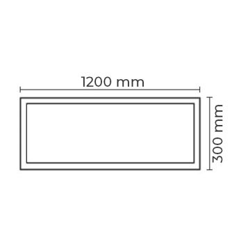 NOAS YL60-1201 30x120 LED Panel Kasası (Demonte)