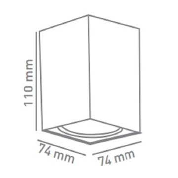 ACK AH12-07506 Gold-Beyaz Sıva Üstü Spot