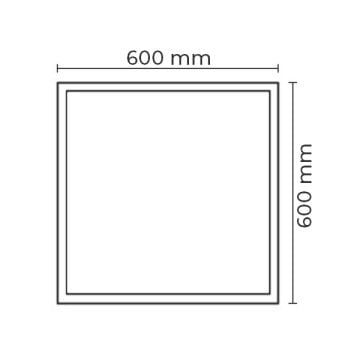 NOAS YL60-6000 60x60 LED Panel Kasası (Demonte)