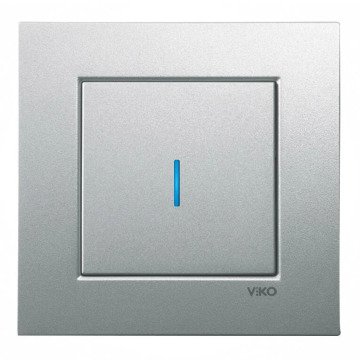 VİKO 92065001 Novella S Dokunmatik Anahtar [Gümüş]