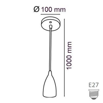 HOROZ 021-002-0001 EDISON Bakır Eskitme Retro Avize