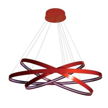CreaLight AL02-31801 80+60+40 cm Üçlü Halka LED Avize - Gün Işığı (3000K)