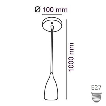 HOROZ 021-002-000 EDISON Prinç Eskitme Retro Avize