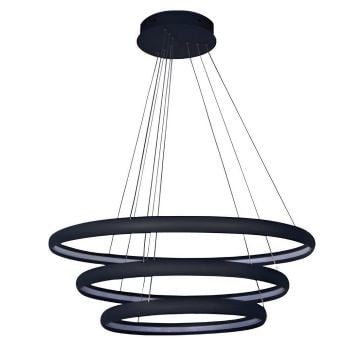 ACK AL02-29501 70+60+50 cm Üçlü Halka LED Avize - Gün Işığı (3000K)