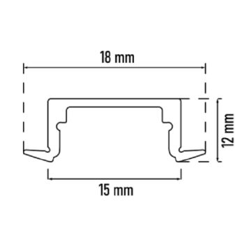 NOAS YL57-7001-O 24 Volt 18 Watt Dış Mekan Sıva Altı Alüminyum Kasalı OSRAM LED Bar [1 Metre]