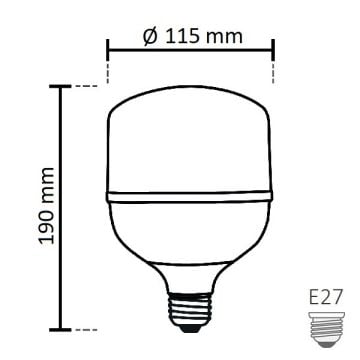 NOAS YL95-4001 40 Watt Torch LED Ampul