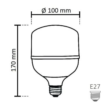 NOAS YL95-3001 30 Watt Torch LED Ampul