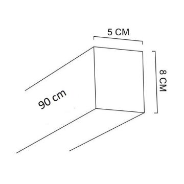 CATA CT-9060 40 Watt 90 cm SAMSUNG LED Lineer Sarkıt Armatür (50x80 mm Profil)