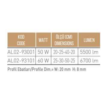 ACK AL02-93101 60 Watt Dörtlü Halka LED Avize (SAMSUNG/OSRAM LED - PHILIPS/MEAN WELL/TRIDONIC Driver)