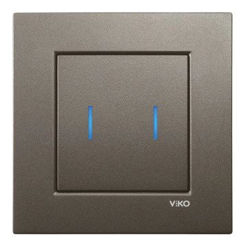 VİKO 92065302 Novella S Dokunmatik Komütatör [Antrasit]
