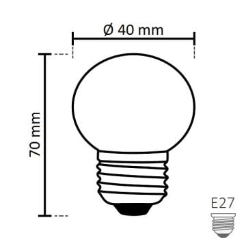 NOAS YL95-0100 1 Watt Mavi LED Gece Lambası