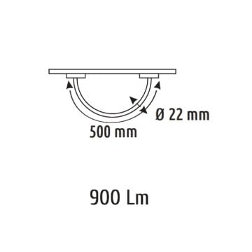 HELIOS HS8643 10 Watt LED Magnet Neon Armatür