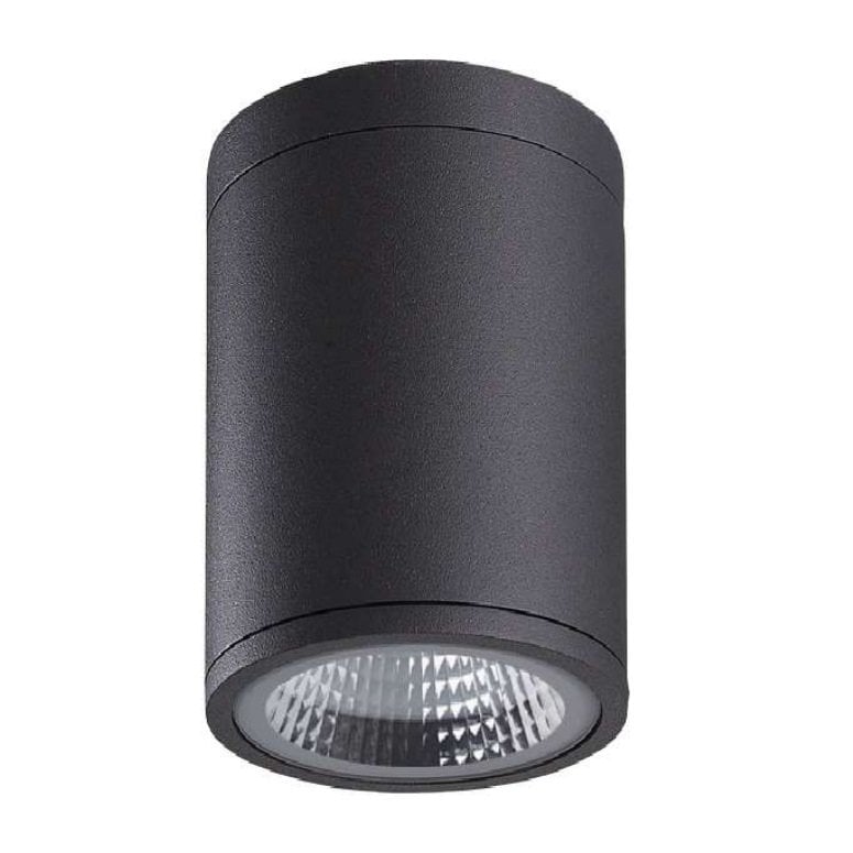 MOLLED MOL357 11x20 cm 20 Watt Siyah Dış Mekan Sıva Üstü Silindir LED Spot - OSRAM/SAMSUNG LED & TRIDONIC/EAGLERICE/LIFUD Driver - IP54