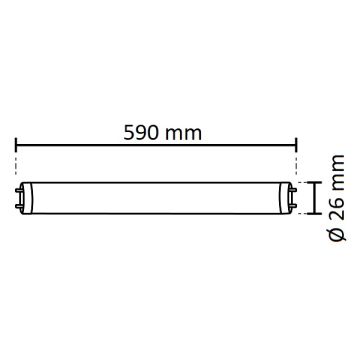 NOAS YL97-6000 60 cm LED Floresan