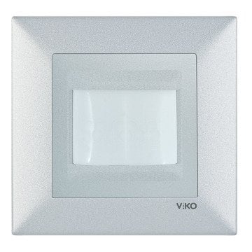 VİKO Novella/Trenda 92007039 Nötrsüz Hareket Dedektörü 180° [Gümüş]