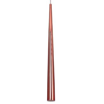 CreaLight AH17-01977 70 cm Rose Bakır Konik Sarkıt Avize