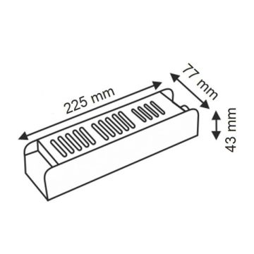 HELIOS HS 3409 12 Volt 40 Amper 500 Watt LED Trafosu