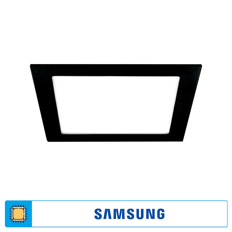 JUPITER LD455 S 18 Watt Siyah Kasa Sıva Altı Kare SAMSUNG LED Panel