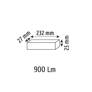 HELIOS HS8588 10 Watt 23 cm Siyah Gövde OSRAM LED Magnet Armatür - 2 Renk Fonksiyonlu [Gün Işığı (3000K) + Ilık Beyaz (4000K)]