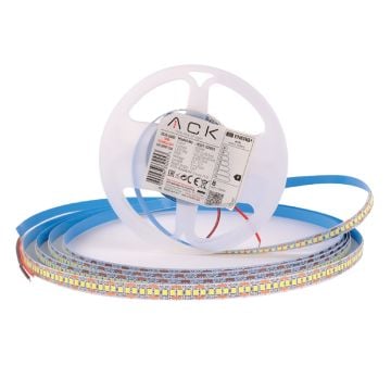 ACK AS01-02800 5 Metre 12 Volt 240 Ledli Gün Işığı (3000K) Şerit Led - 16 Watt/Metre