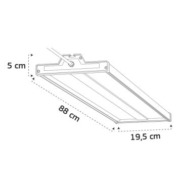 GOYA GY 4323-145 145 Watt Lensli Yüksek Tavan Armatürü (IP65)