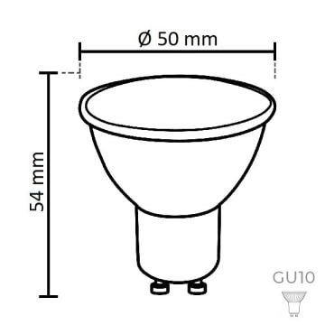 NOAS YL91-0701 7 Watt GU10 Duylu LED Ampul