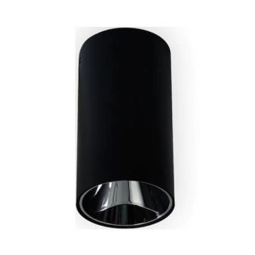 ERKled ERK2800 6x10 cm Siyah-Platin Sıva Üstü Silindir Spot Kasası